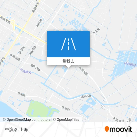 中滨路地图