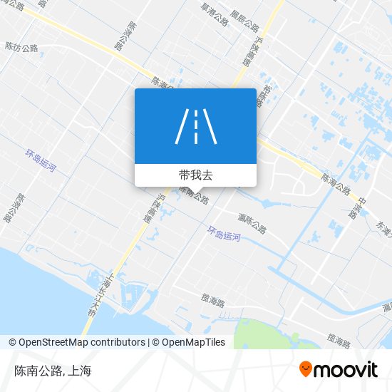 陈南公路地图