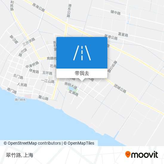 翠竹路地图
