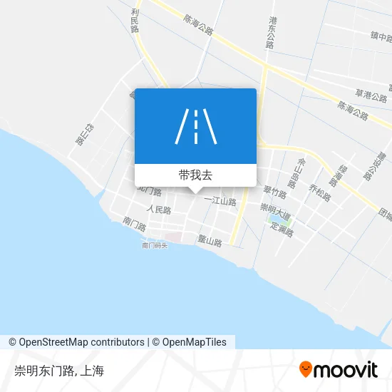 崇明东门路地图