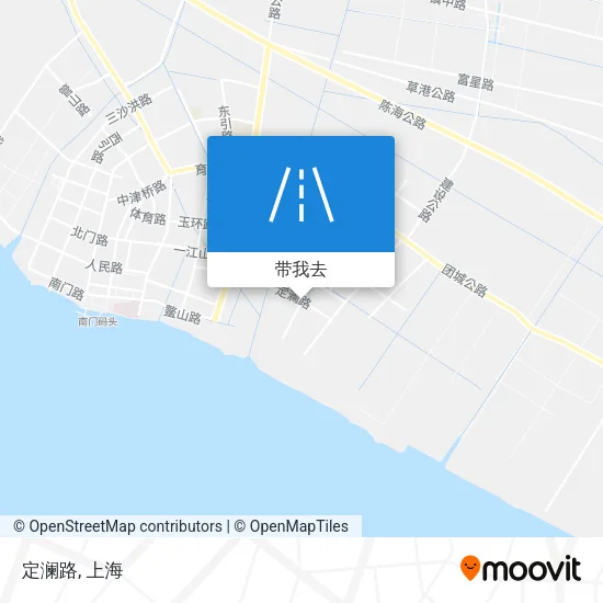 定澜路地图