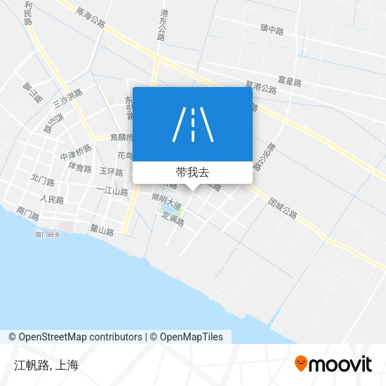 江帆路地图