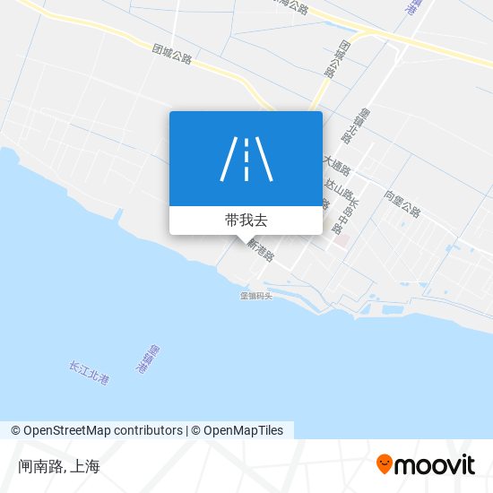 闸南路地图