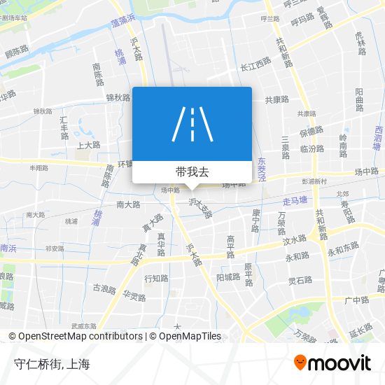 守仁桥街地图