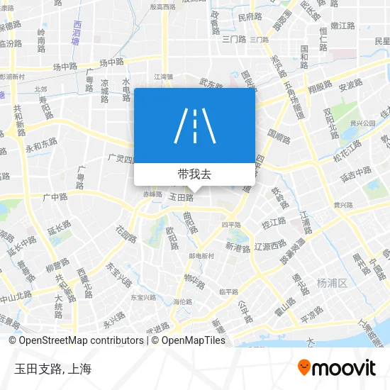 玉田支路地图