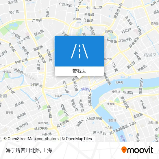 海宁路四川北路地图