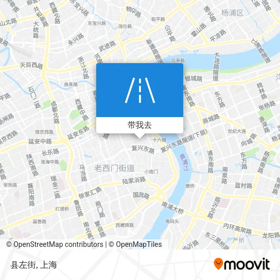 县左街地图