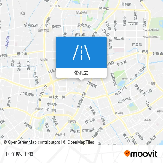 国年路地图