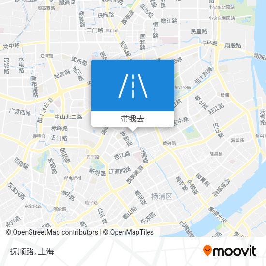抚顺路地图