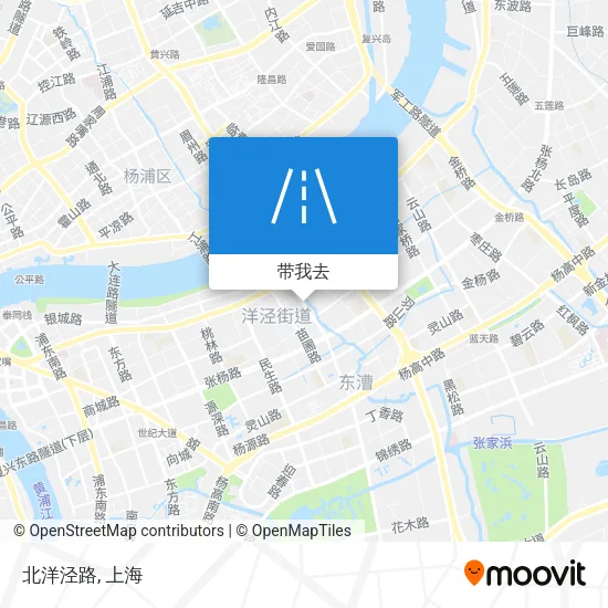 北洋泾路地图