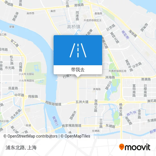 浦东北路地图