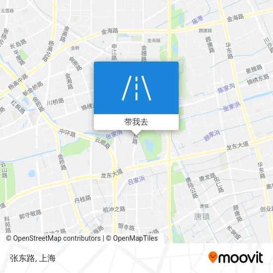 张东路地图