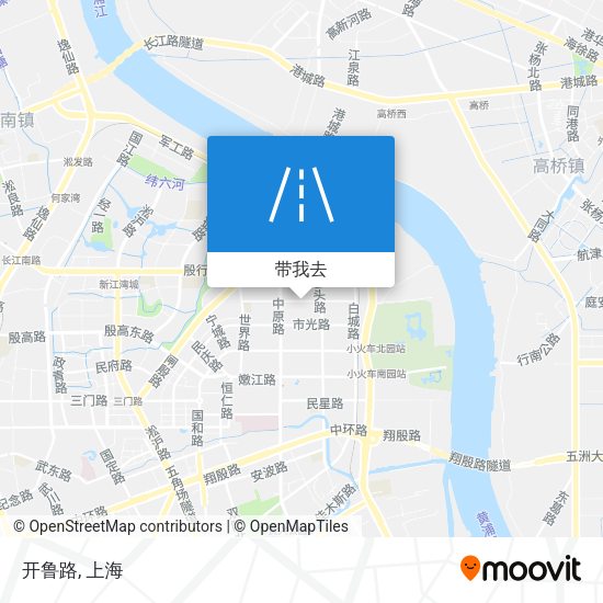 开鲁路地图