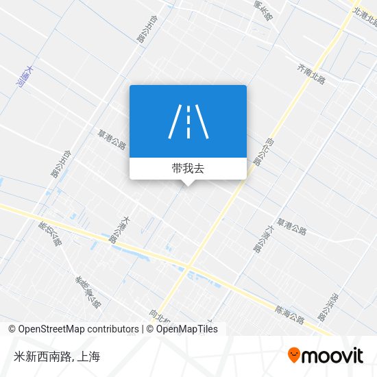 米新西南路地图