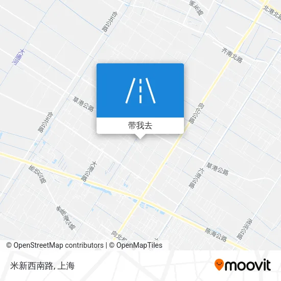 米新西南路地图
