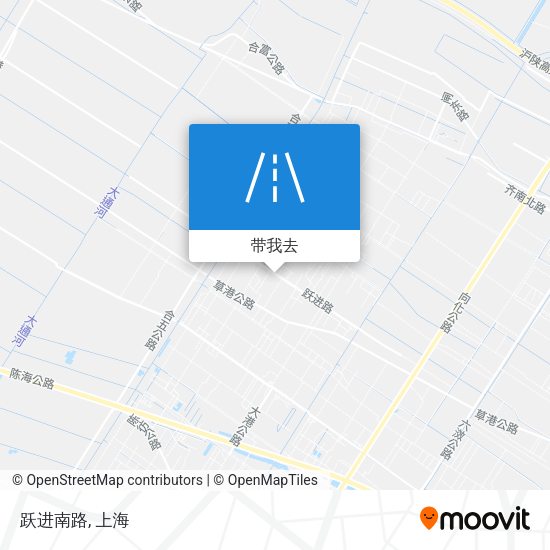 跃进南路地图