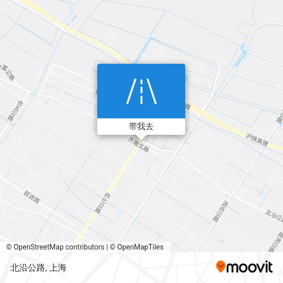 北沿公路地图