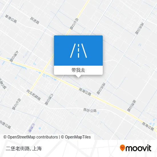 二堡老街路地图