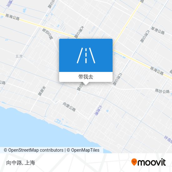 向中路地图
