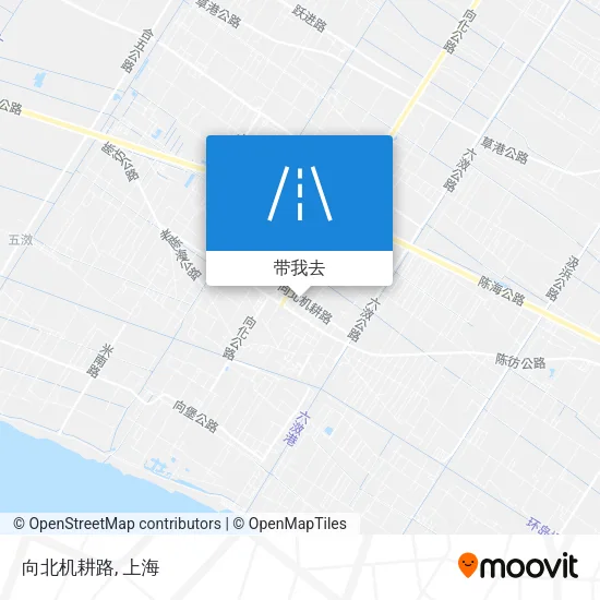 向北机耕路地图