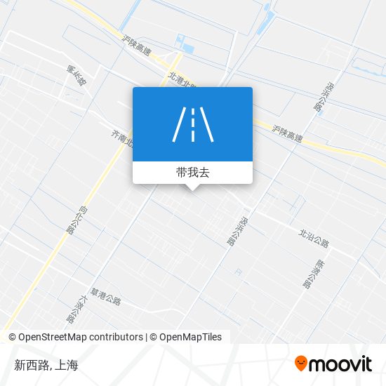 新西路地图