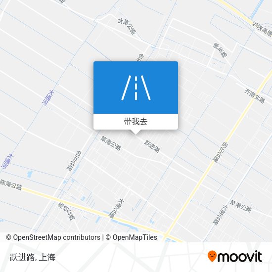 跃进路地图