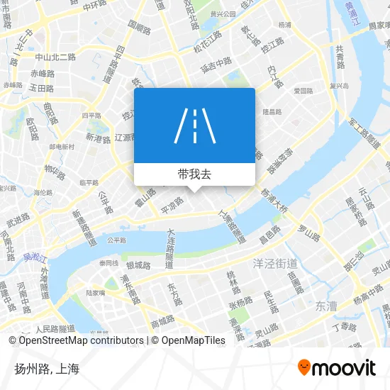 扬州路地图