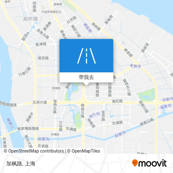 加枫路地图