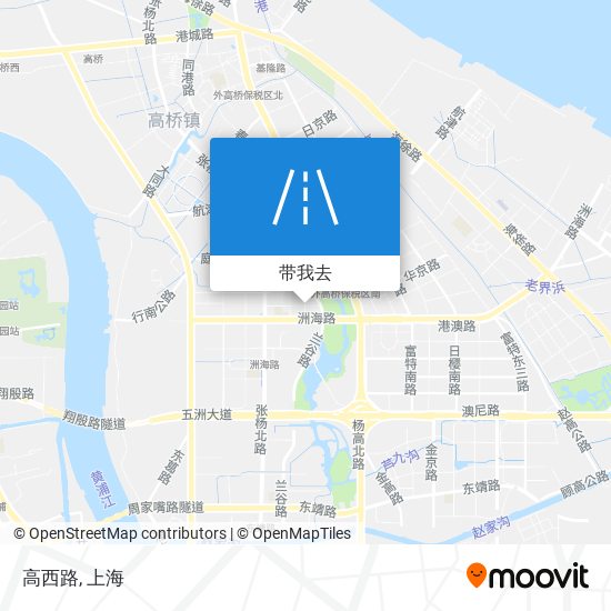 高西路地图