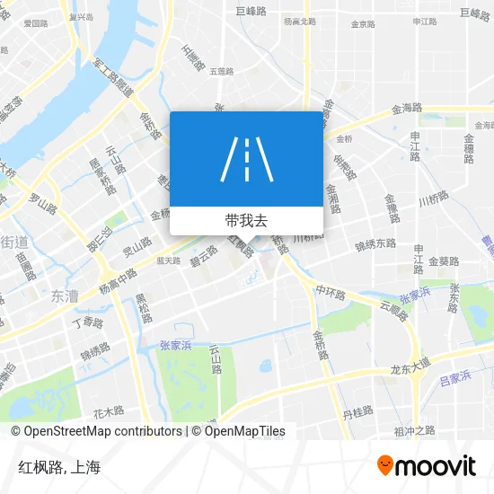 红枫路地图