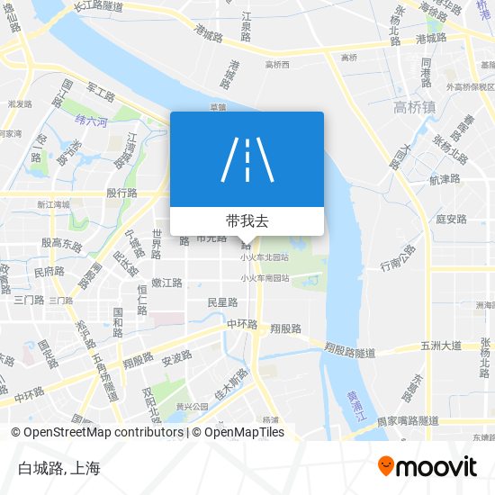 白城路地图