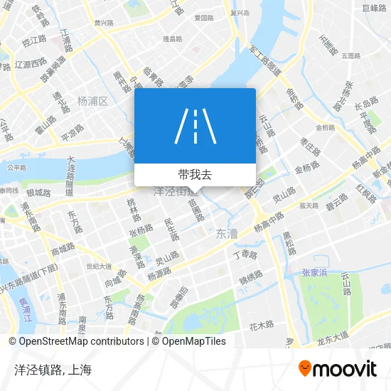 洋泾镇路地图