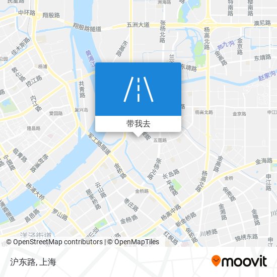沪东路地图