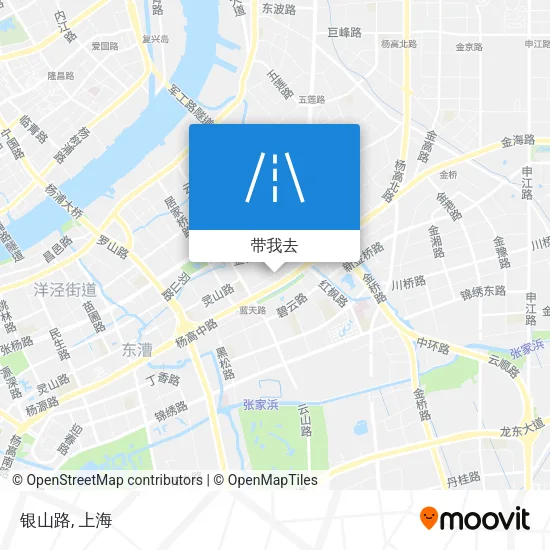 银山路地图