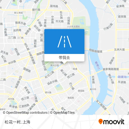 松花一村地图