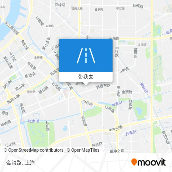 金滇路地图