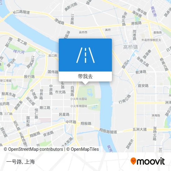 一号路地图