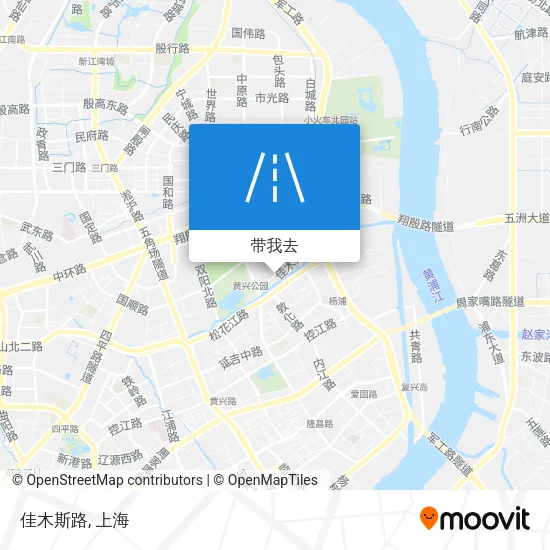 佳木斯路地图