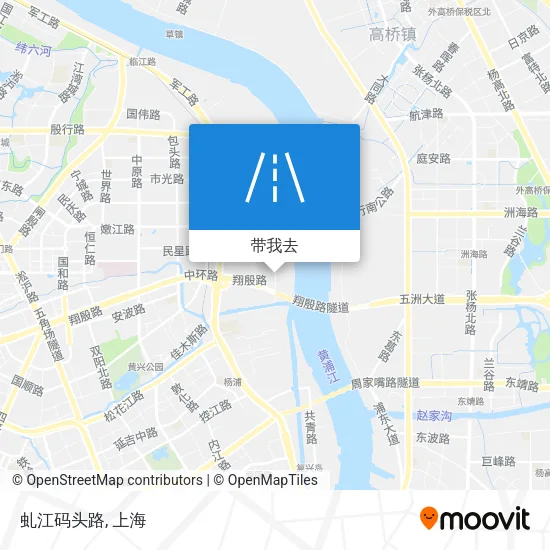 虬江码头路地图