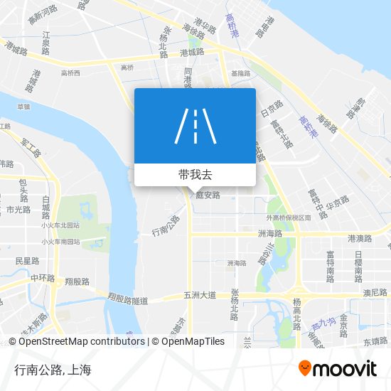 行南公路地图