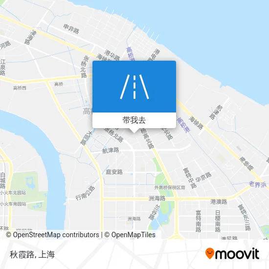 秋霞路地图