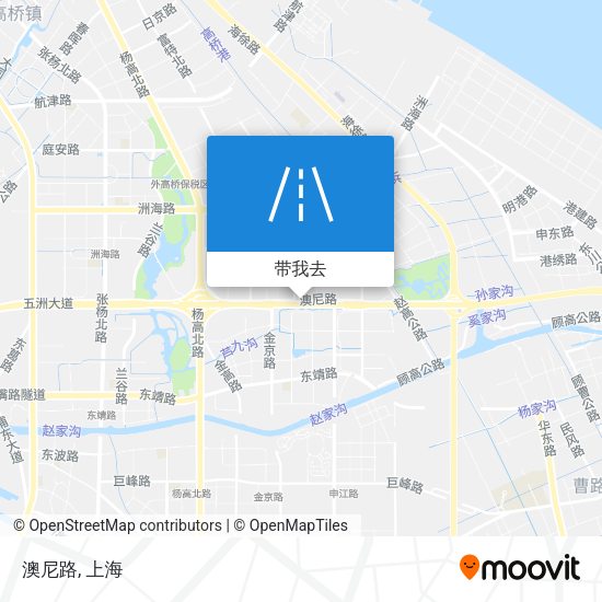 澳尼路地图