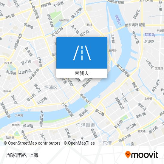 周家牌路地图