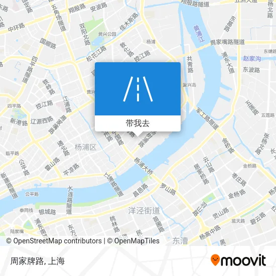 周家牌路地图