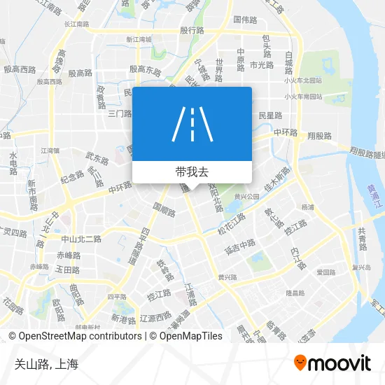 关山路地图