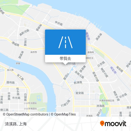 清溪路地图