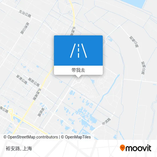 裕安路地图