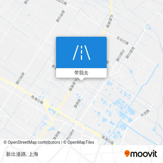 新出港路地图