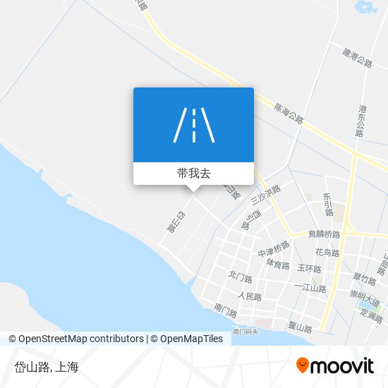 岱山路地图