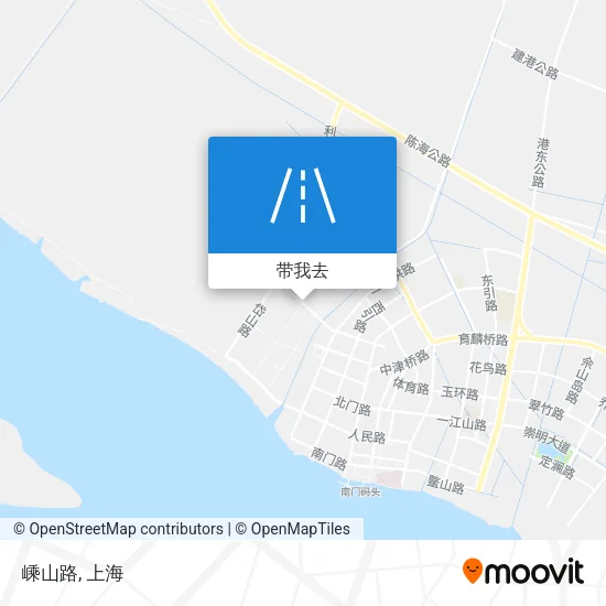 嵊山路地图